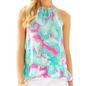 Lilly Pulitzer Multicolor Millie Halter Top